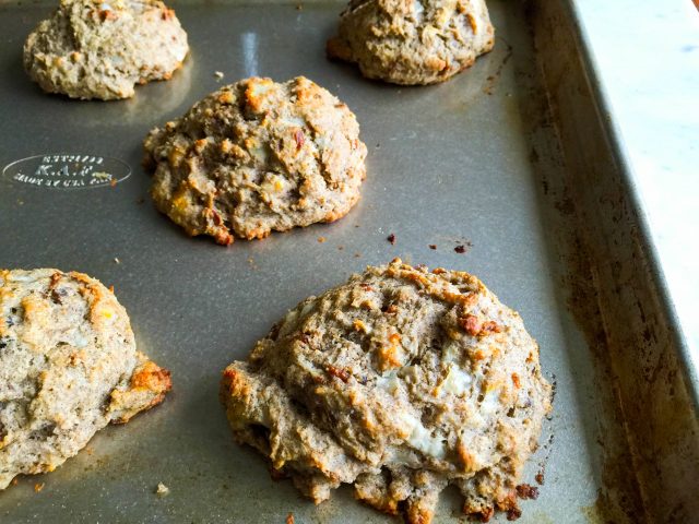 BBQ Pork & Cheddar Biscuits | In Jennie's Kitchen