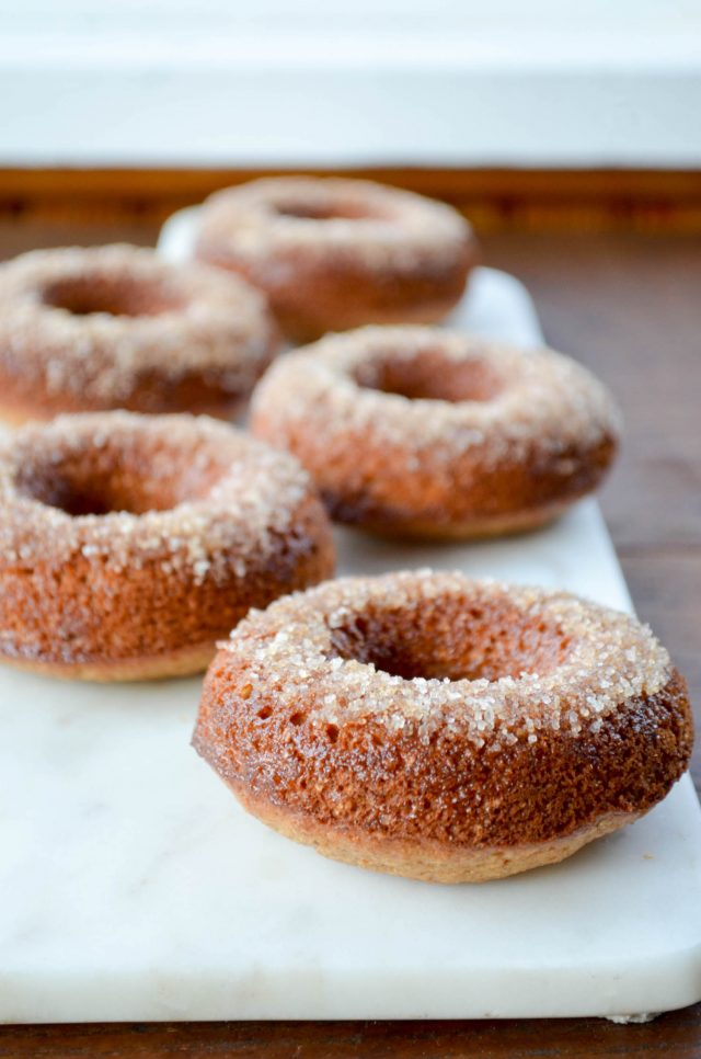 Baked Apple Cider Doughnuts | In Jennie's Kitchen