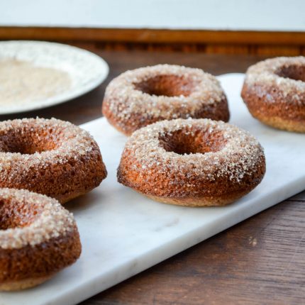 Baked Apple Cider Doughnuts | In Jennie's Kitchen