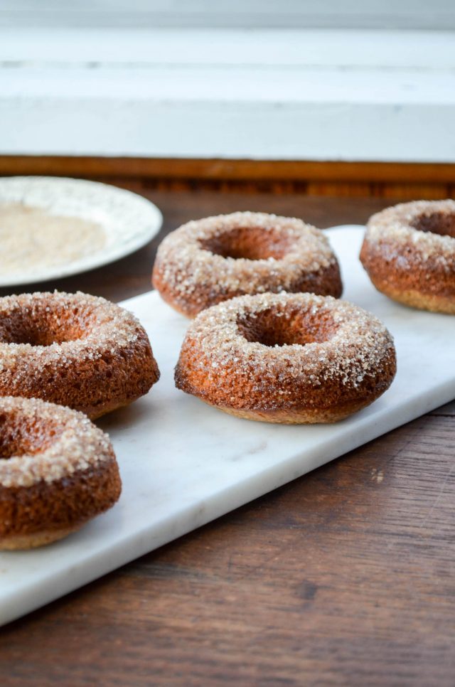 Baked Apple Cider Doughnuts | In Jennie's Kitchen