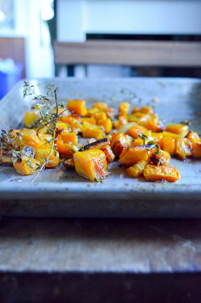 Lemon Thyme Roasted Butternut Squ