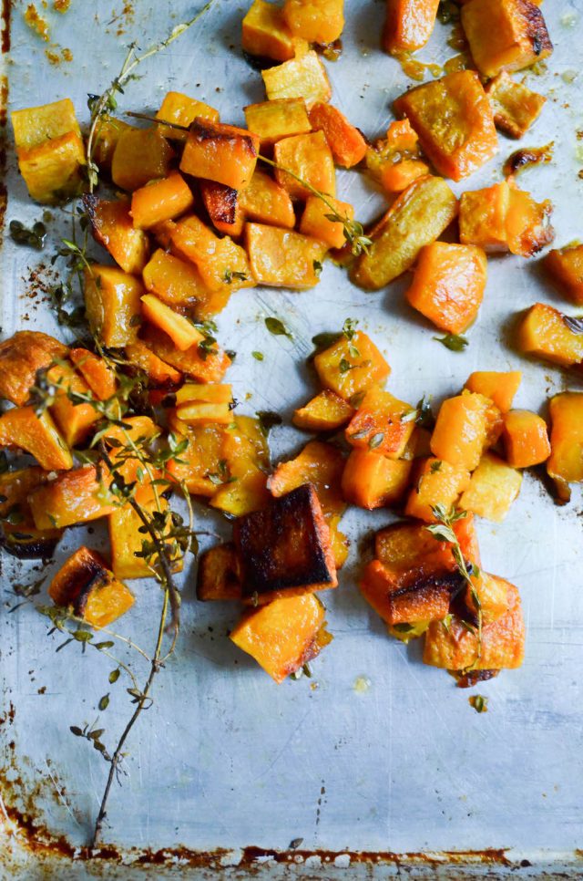 Lemon Thyme Roasted Butternut Squ