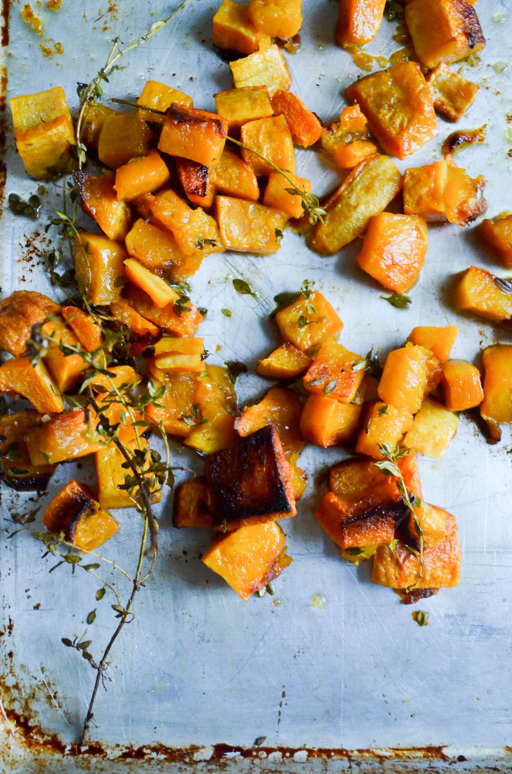 Lemon Thyme Roasted Butternut Squash In Jennie's Kitchen