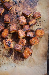 Crispy Roasted Tofu | In Jennie's Kitchen