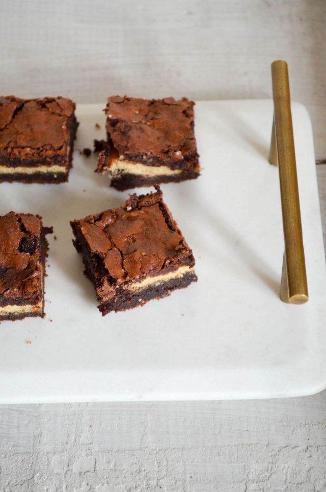 Twix Bar Brownies | In Jennie's Kitchen