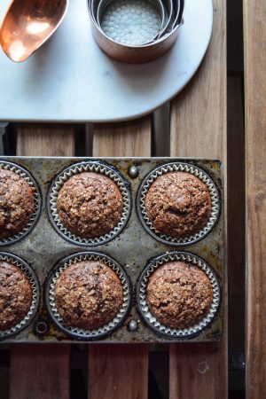 Chocolate Banana Muffins | In Jennie's Kitchen