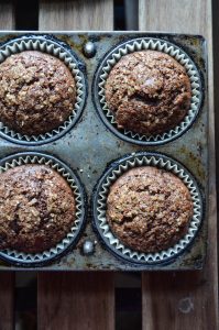 Chocolate Banana Muffins | In Jennie's Kitchen