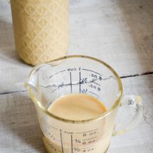 Homemade Sweetened Condensed Milk