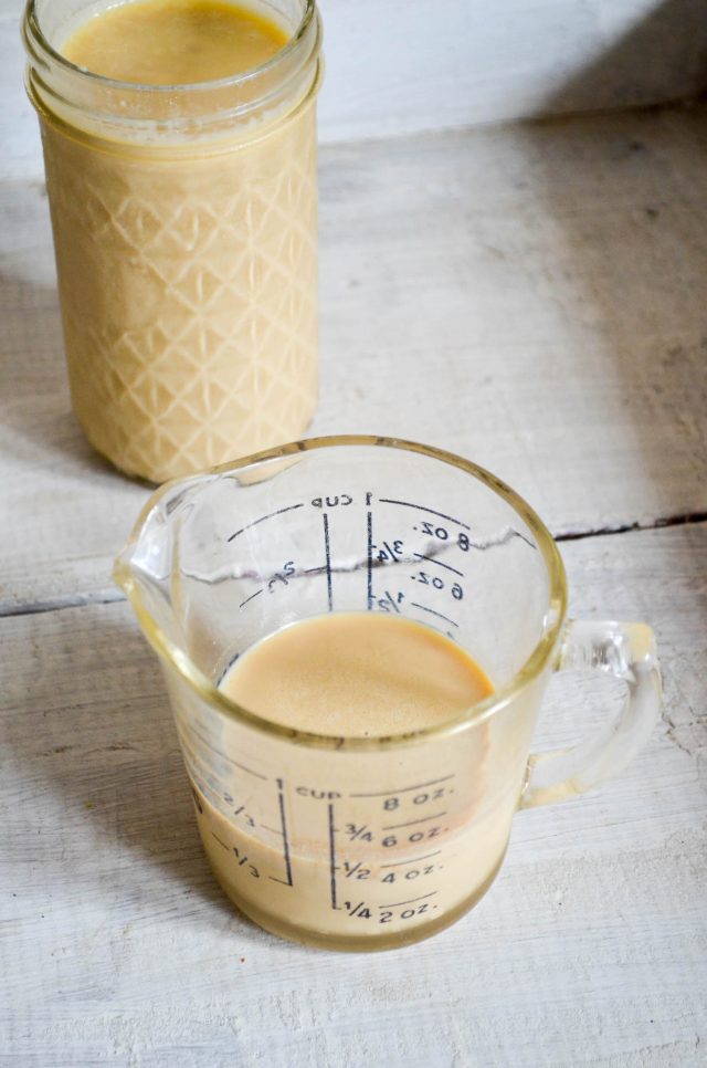 Homemade Sweetened Condensed Milk {Refined Sugar Free} | Recipe at In Jennie's Kitchen