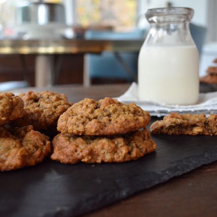 Chewy Oatmeal Walnut Allspice Cookies | In Jennie's Kitchen