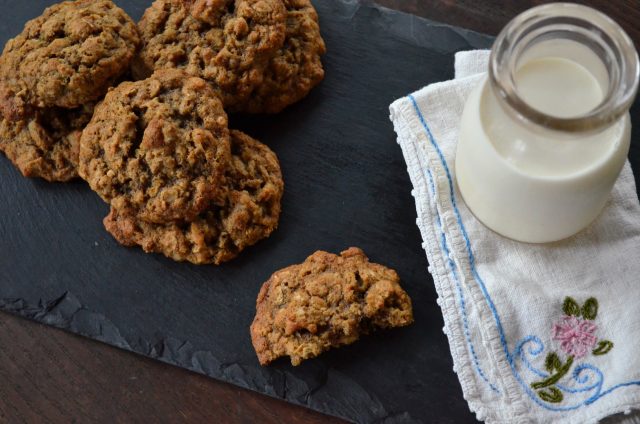 Chewy Oatmeal Walnut Allspice Cookies | In Jennie's Kitchen