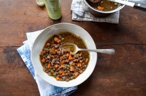 Slow Cooker Lentil Soup | In Jennie's Kitchen