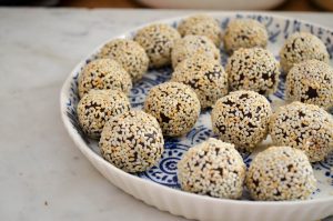 Tahini Chocolate Truffles | In Jennie's Kitchen