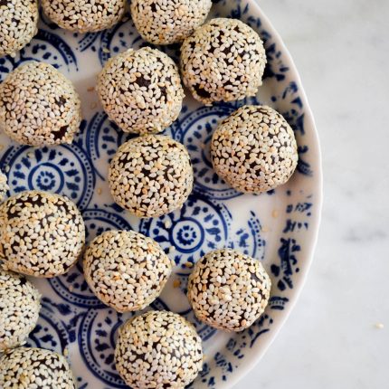 Tahini Chocolate Truffles | In Jennie's Kitchen