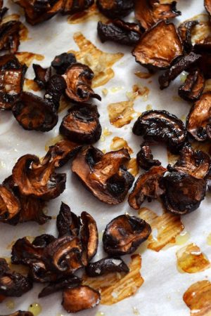 Crispy Roasted Mushrooms | In Jennie's Kitchen