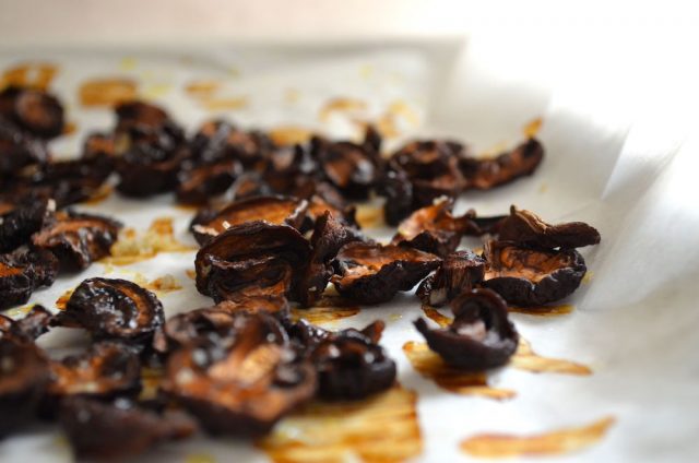 Crispy Roasted Mushrooms | In Jennie's Kitchen