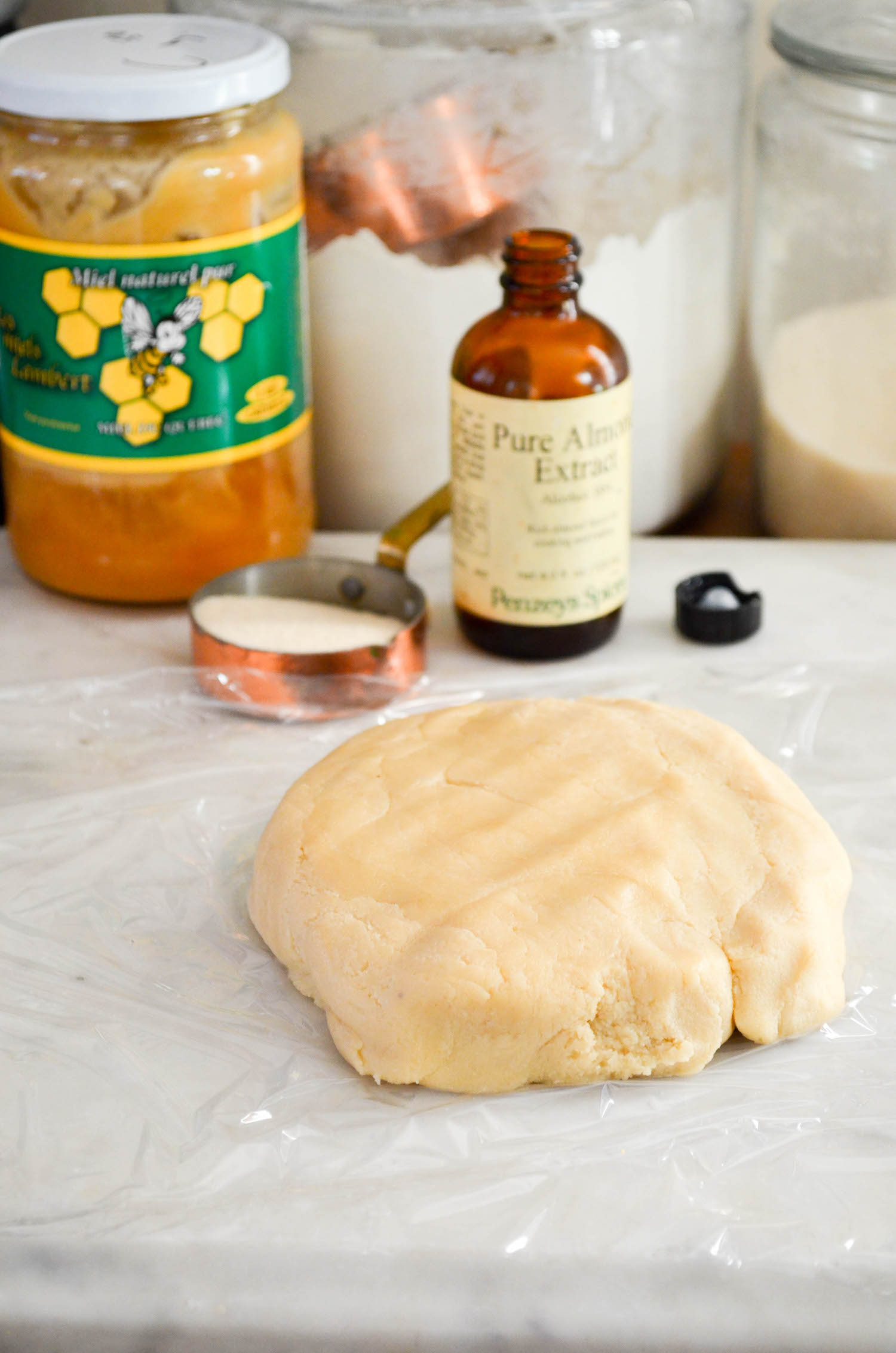 Homemade Almond Paste without egg whites In Jennie's Kitchen