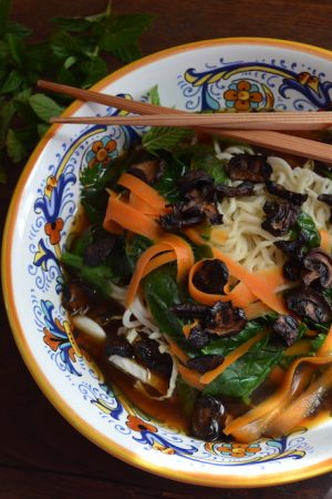 Homemade Mushroom Pho | In Jennie's Kitchen