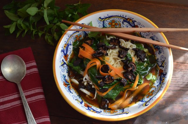 Homemade Mushroom Pho | In Jennie's Kitchen