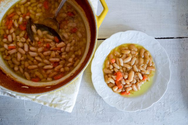 Braised White Beans | In Jennie's Kitchen