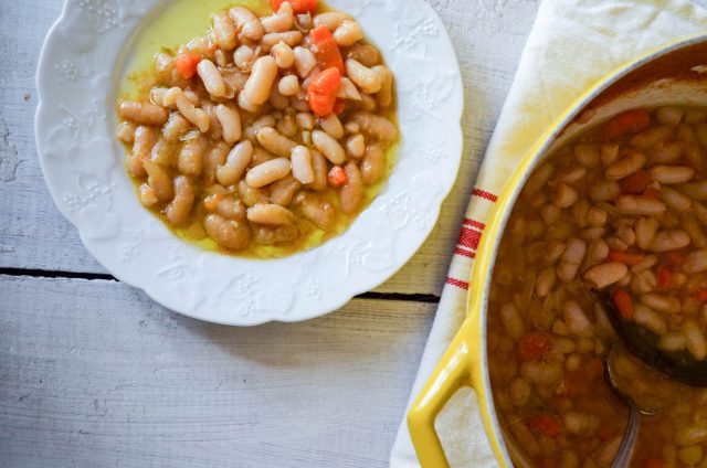 Braised White Beans | In Jennie's Kitchen
