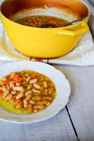 Braised White Beans | In Jennie's Kitchen