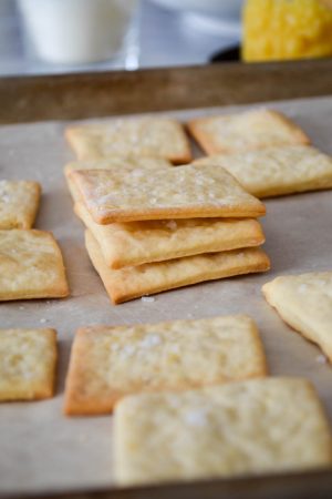 Homemade Saltine Crackers | In Jennie's Kitchen