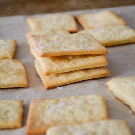 Homemade Saltine Crackers | In Jennie's Kitchen