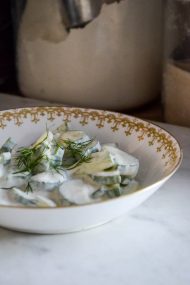 Micheline's Cucumber Salad | In Jennie's Kitchen