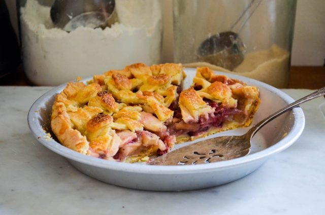 Apple Strawberry Cardamom Pie | In Jennie's Kitchen