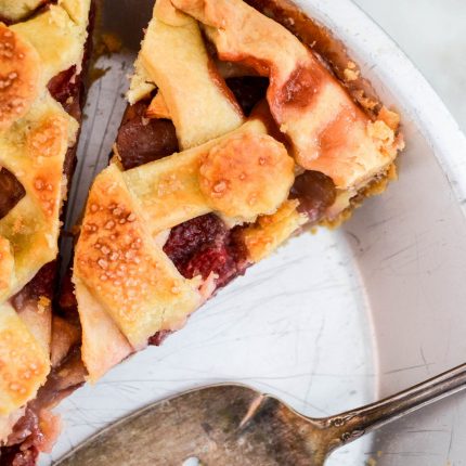 Apple Strawberry Cardamom Pie | In Jennie's Kitchen