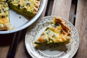 Broccoli Cheddar Cheese Pie | In Jennie's Kitchen