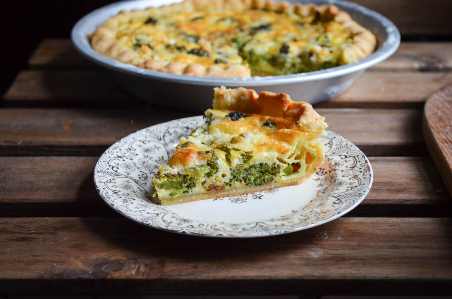 Broccoli Cheddar Cheese Pie recipe In Jennie's Kitchen
