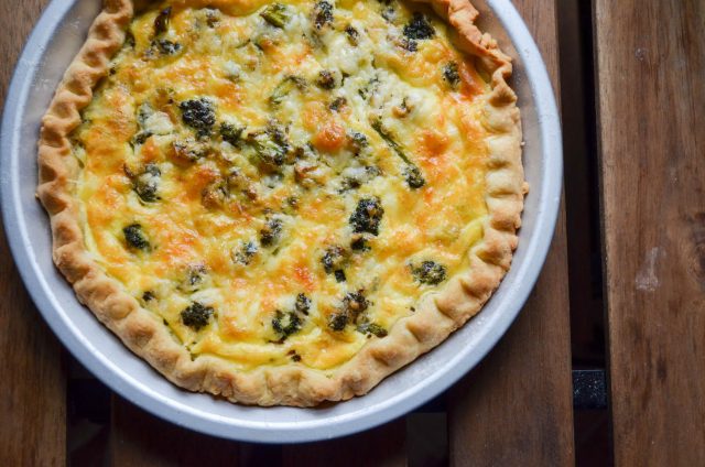 Broccoli Cheddar Cheese Pie | In Jennie's Kitchen