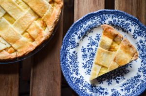 Pizza di Ricotta Dolce {Italian Ricotta Cheese Pie} | In Jennie's Kitchen