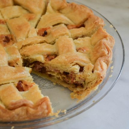 Sauteed Onion, Bacon & Thyme Pie | In Jennie's Kitchen