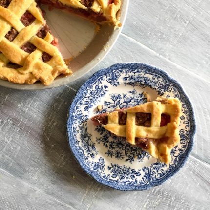 Mostly Rhubarb Pie | In Jennie's Kitchen