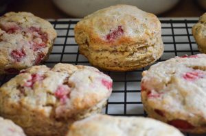 Strawberry Poppy Seed Scones | In Jennie's Kitchen