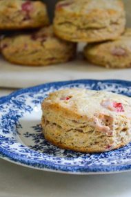 Strawberry Poppy Seed Scones | In Jennie's Kitchen