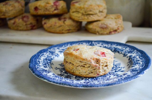 Strawberry Poppy Seed Scones | In Jennie's Kitchen