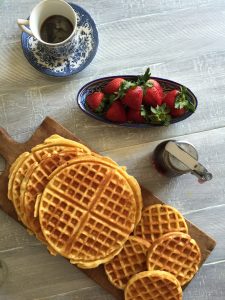 Honey Vanilla Waffles | In Jennie's Kitchen