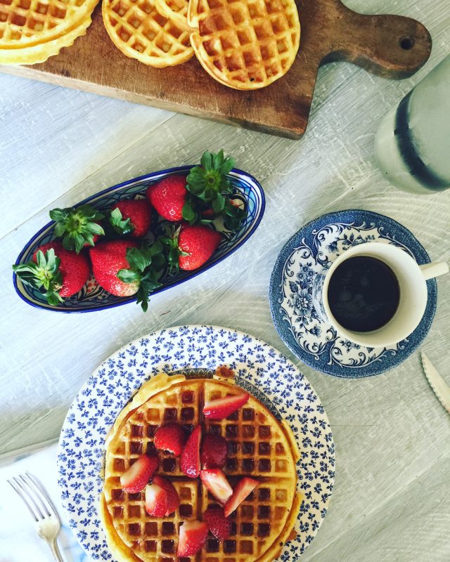 Honey Vanilla Waffles | In Jennie's Kitchen