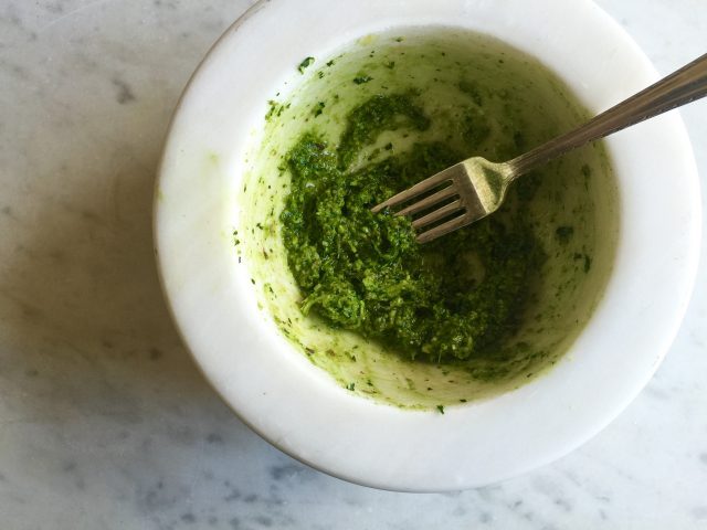 Ginger, Parsley & Pistachio Pesto | In Jennie's Kitchen