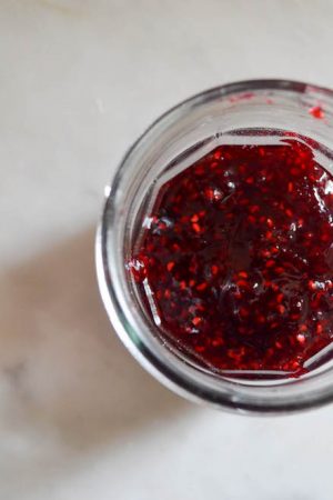 Raspberry Violet Jam | In Jennie's Kitchen