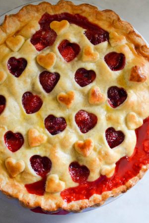 Strawberry Cherry Pie | In Jennie's Kitchen