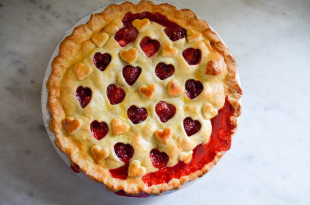 Strawberry Cherry Pie | In Jennie's Kitchen