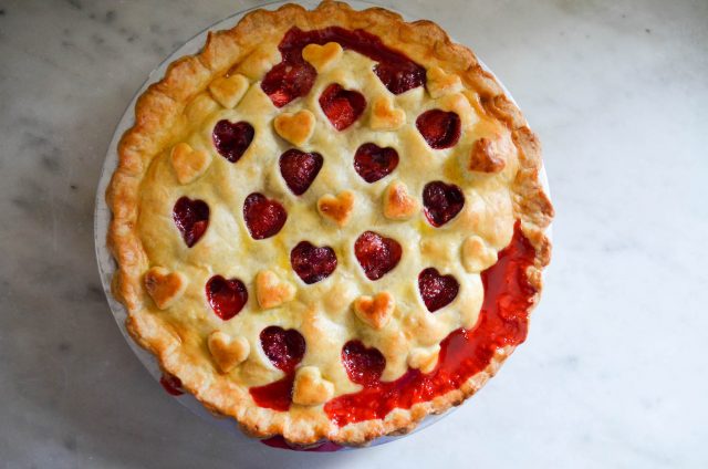 Strawberry Cherry Pie | In Jennie's Kitchen