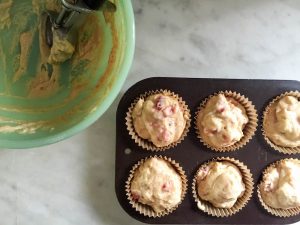 Strawberry Ginger Crumb Muffins | In Jennie's Kitchen