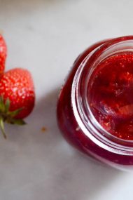 Strawberry Honey Rosemary Jam | In Jennie's Kitchen