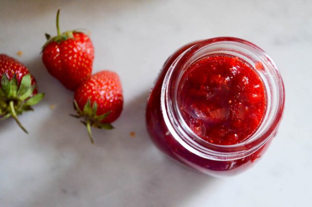 Strawberry Honey Rosemary Jam | In Jennie's Kitchen